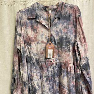 True Craft - NWT - Tie Dye - Peplum top